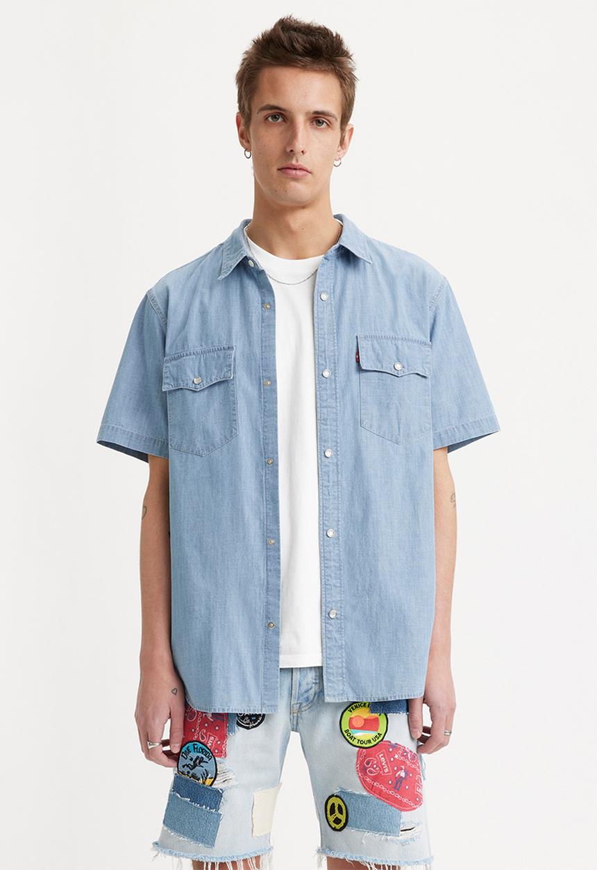 Levi’s® - Short sleeve relaxed fit western - new hyde chamber