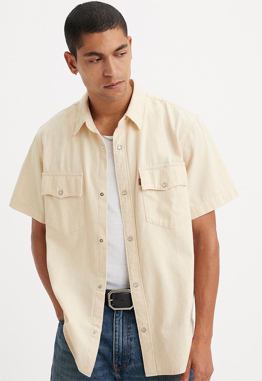 Levi’s® - Short sleeve relaxed fit western - newman ecru
