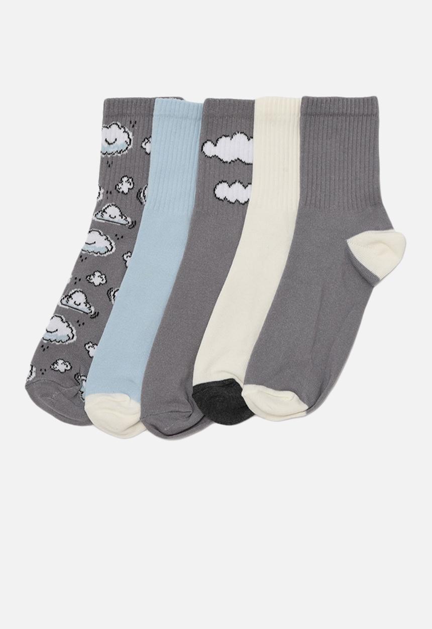 Trendyol - 5pk sock - gray