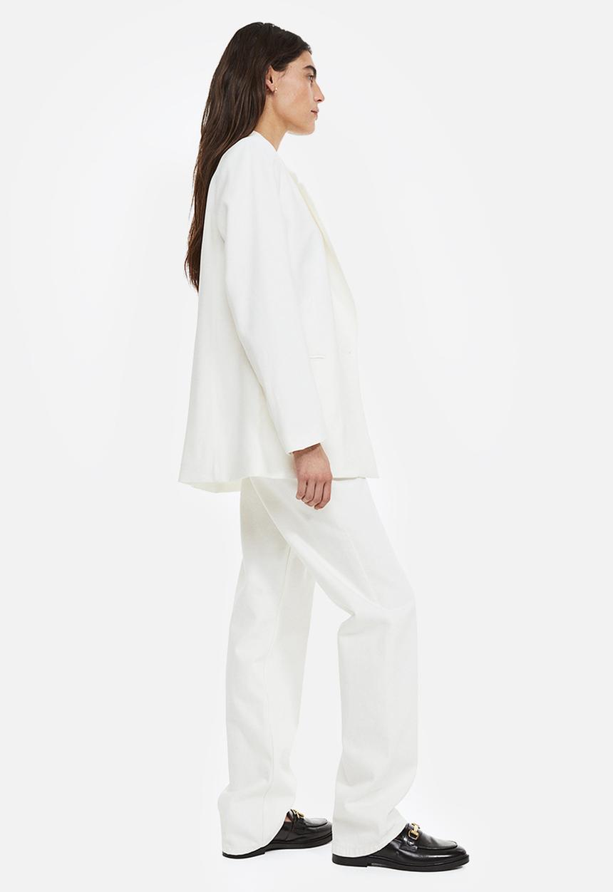 H&M - Double-breasted blazer - white
