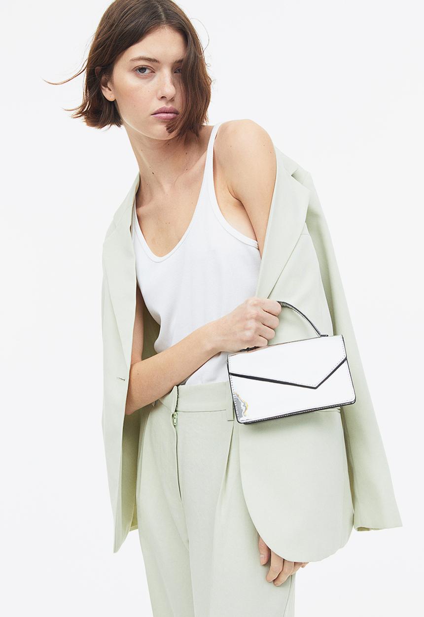 H&M - Single-breasted blazer - light green