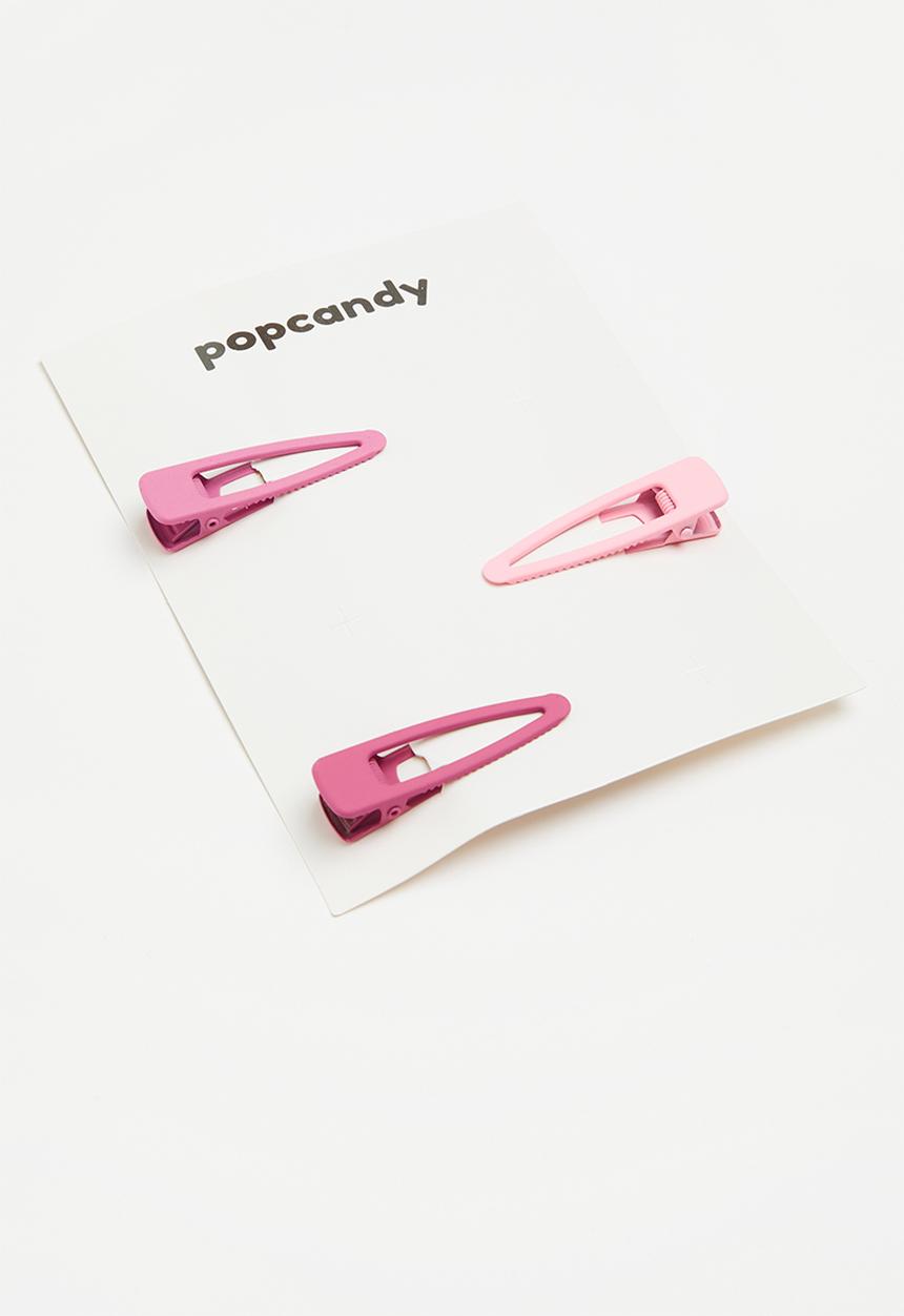 Pop Candy - 3 Pack hair clips - pink 