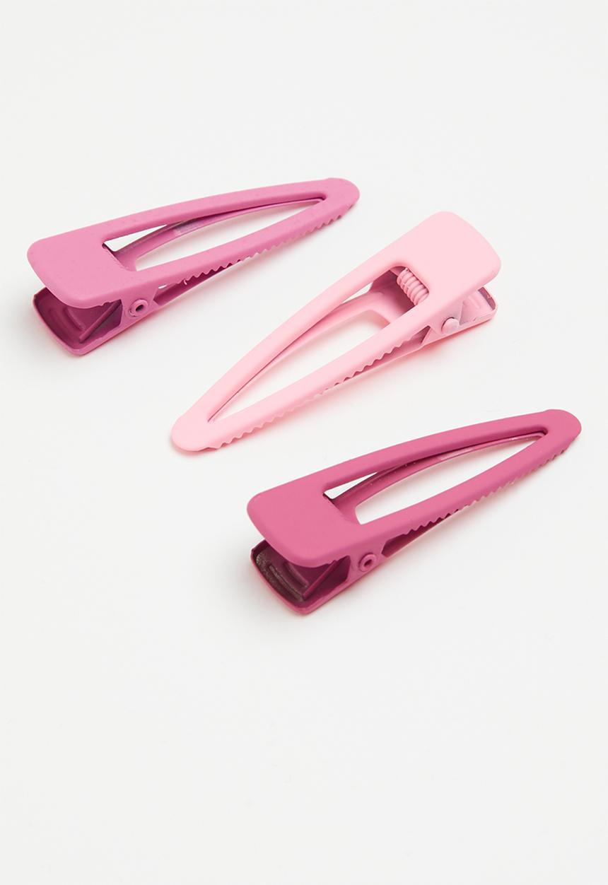 Pop Candy - 3 Pack hair clips - pink 
