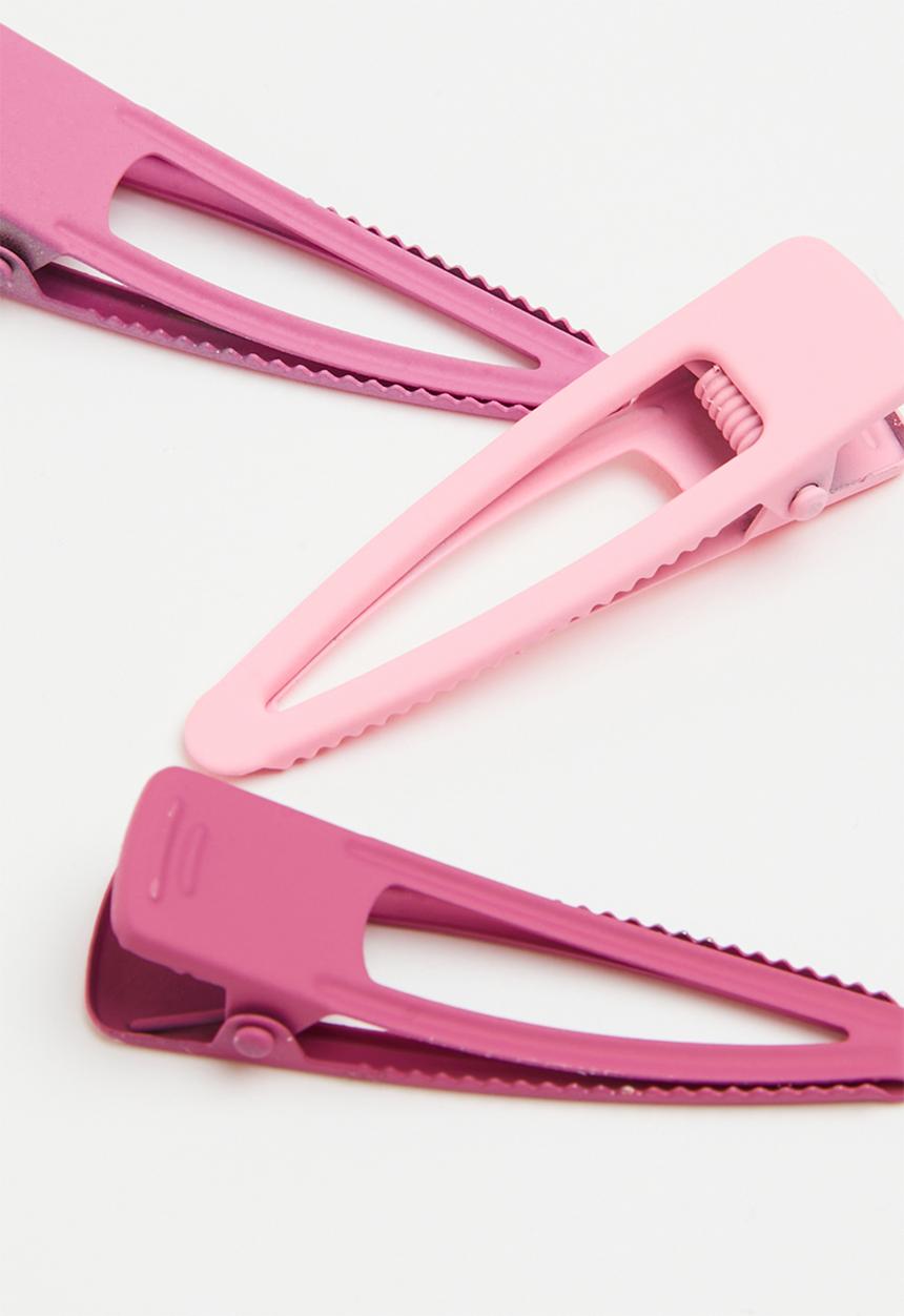 Pop Candy - 3 Pack hair clips - pink 