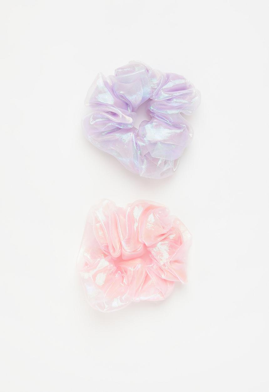 Pop Candy - Girls scrunchie set - pink and purple
