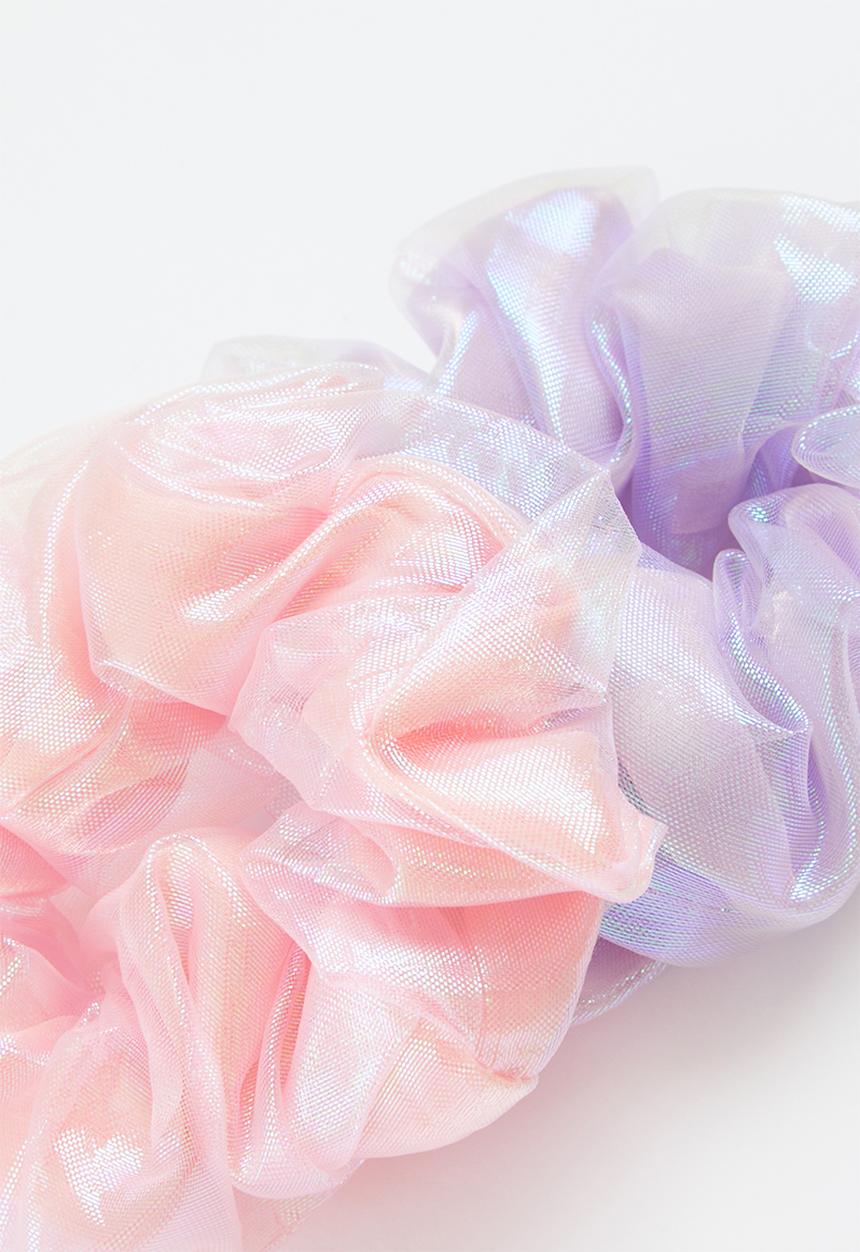 Pop Candy - Girls scrunchie set - pink and purple