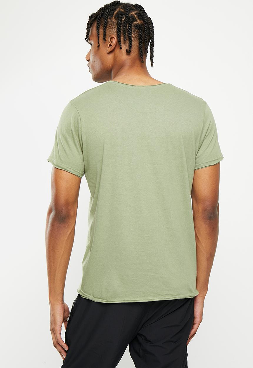 Brave Soul - Fresherm tee - washed sage