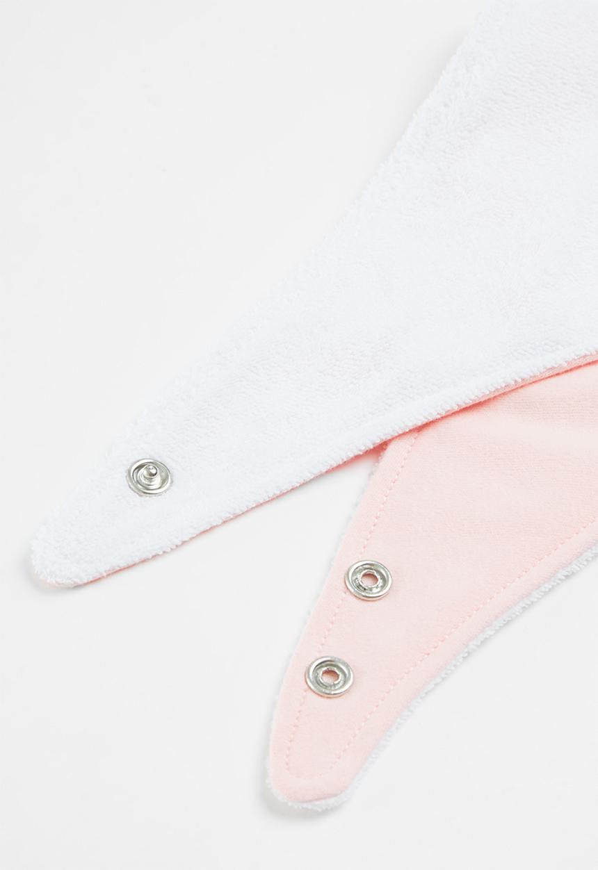 Pop Candy - 3 Pack bibs - light and dark pink