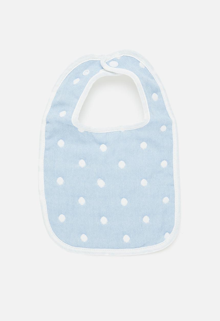 Pop Candy - Baby bib - blue & white