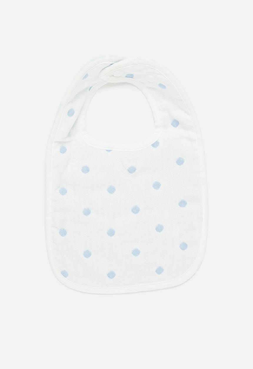 Pop Candy - Baby bib - blue & white