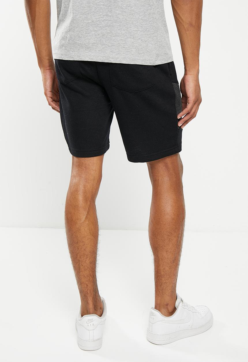Brave Soul - Flowdan shorts - jet black
