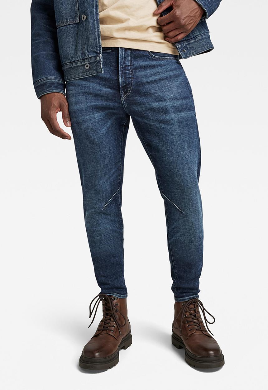 G-STAR - D-Staq 3D Slim Heavy elto pure superstretch - worn in himalayan blue