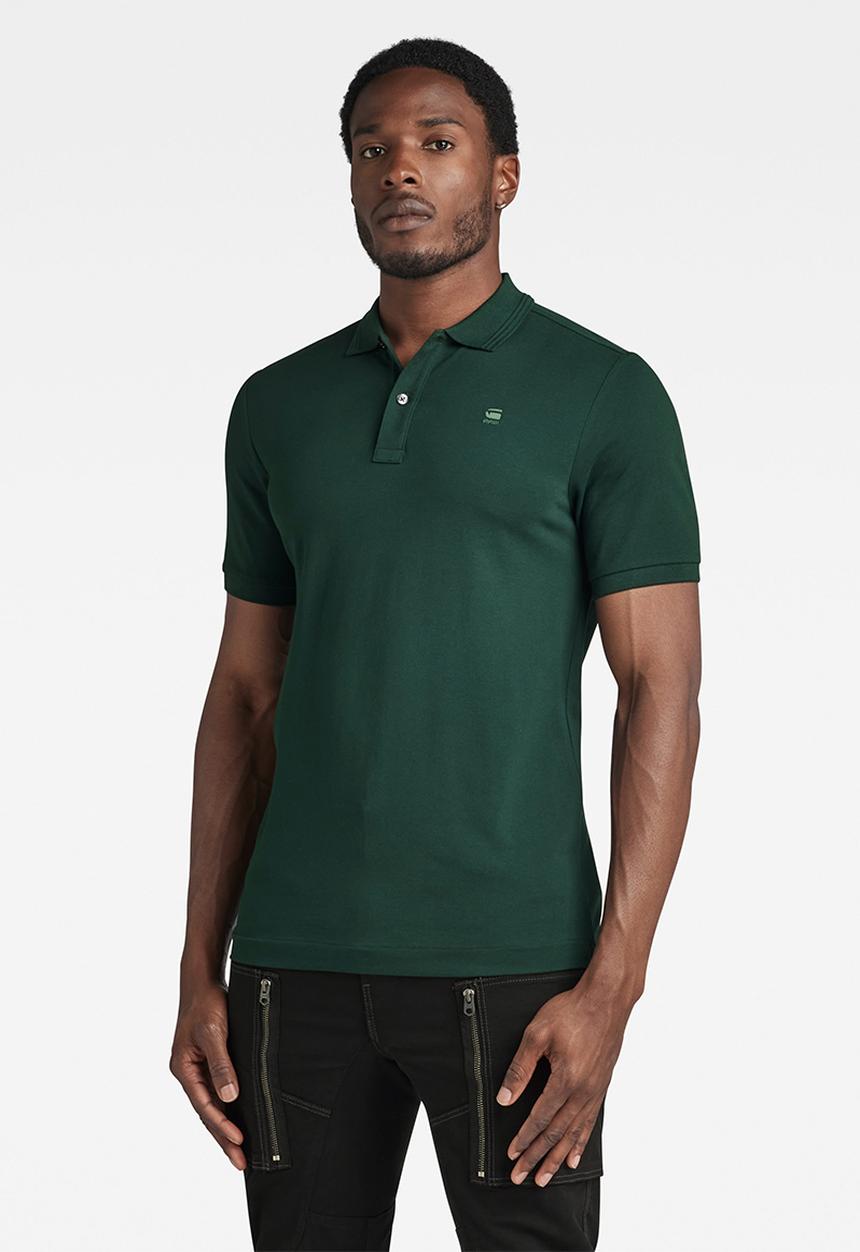 G-STAR - Dunda slim polo short sleeve Premium stretch pk o - laub