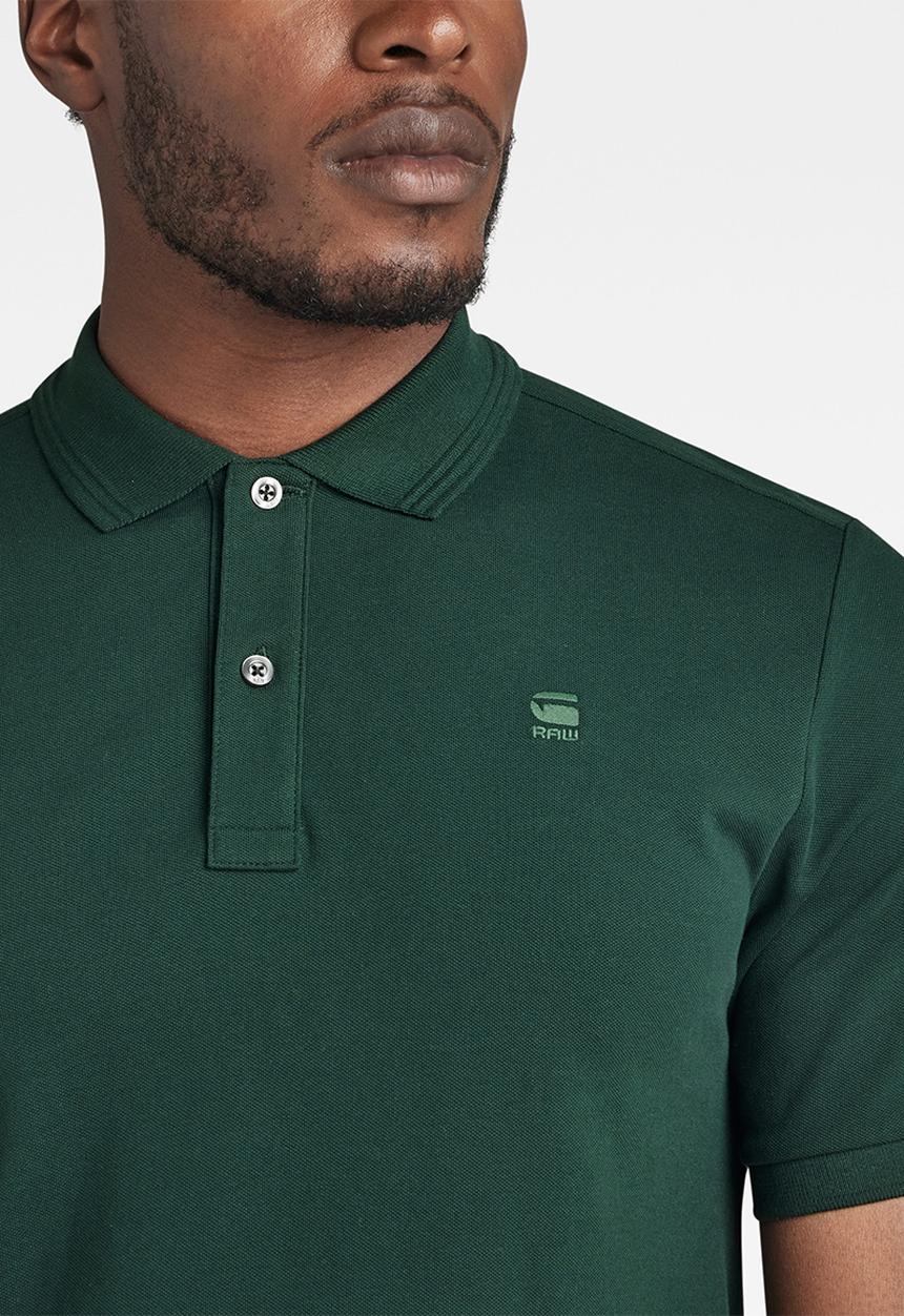 G-STAR - Dunda slim polo short sleeve Premium stretch pk o - laub
