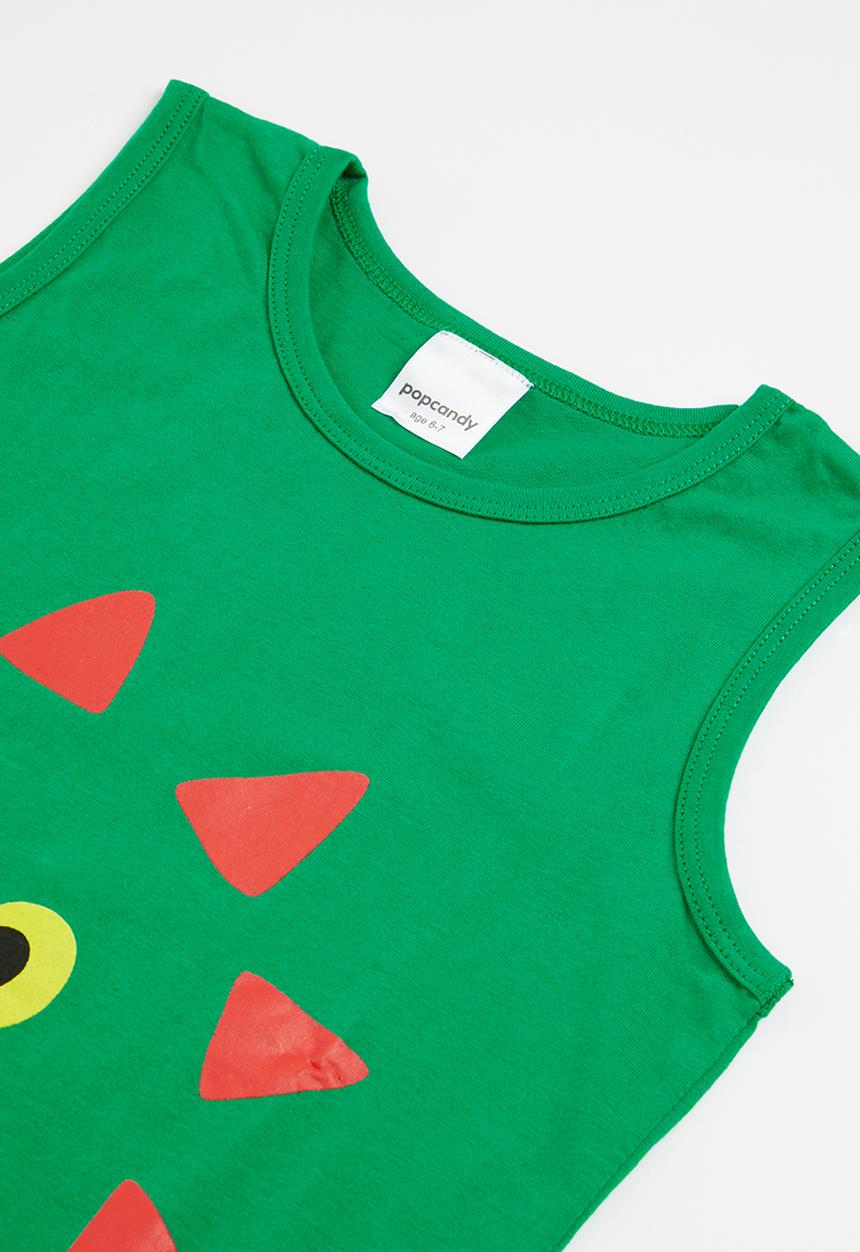 Pop Candy - Boys sleeveless pj set - green