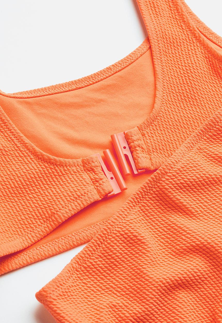 H&M - Textured bikini - orange