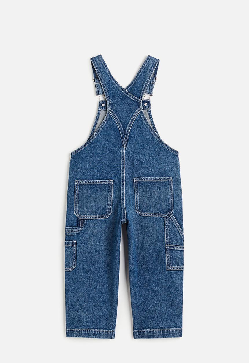 H&M - Denim dungarees - dark denim blue 