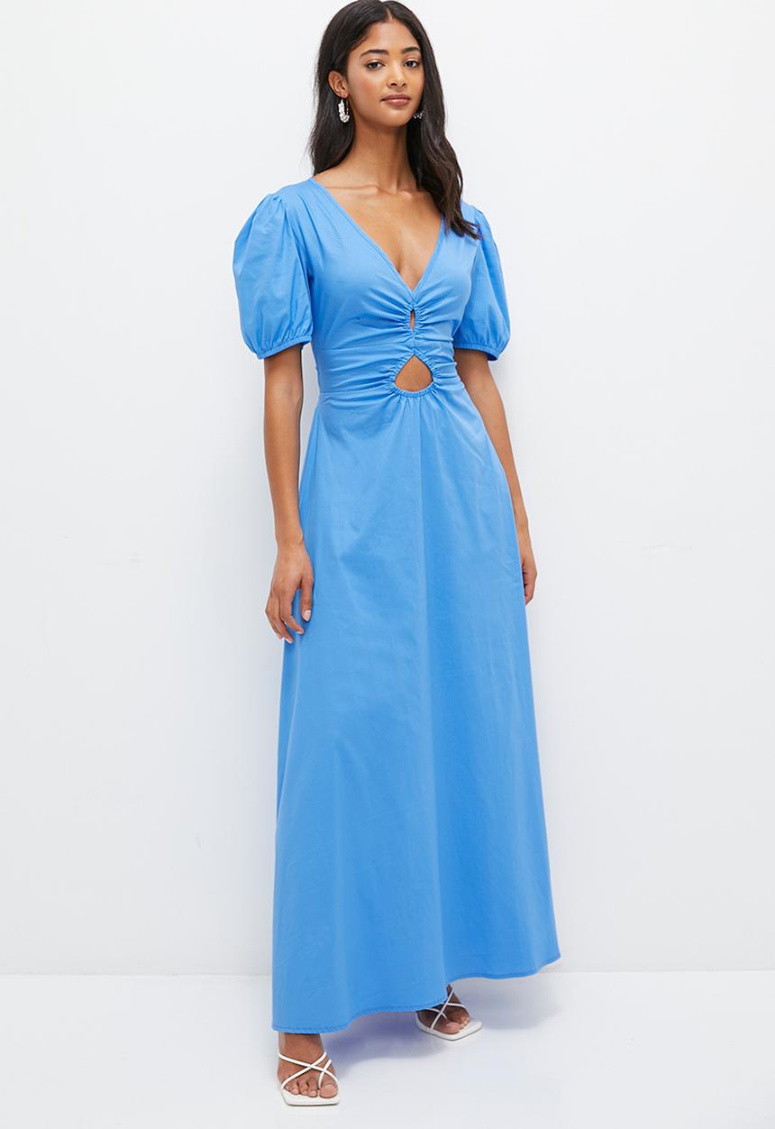 MILLA - Statement maxi dress with cutout detail - sea blue