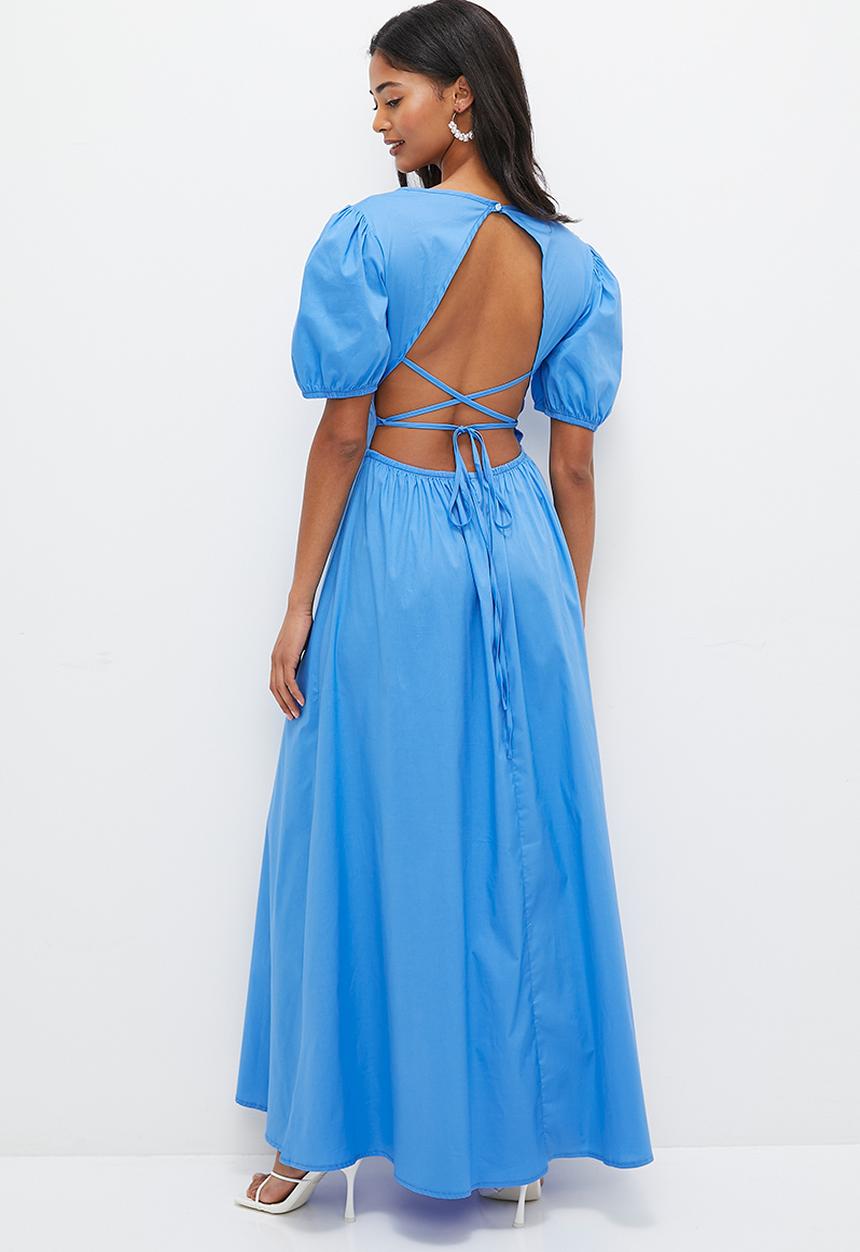 MILLA - Statement maxi dress with cutout detail - sea blue