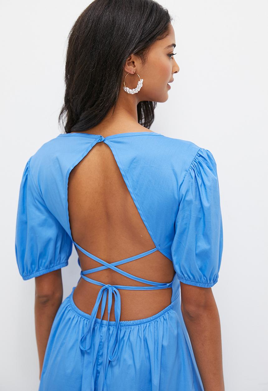 MILLA - Statement maxi dress with cutout detail - sea blue