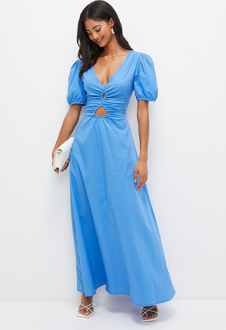 MILLA - Statement maxi dress with cutout detail - sea blue