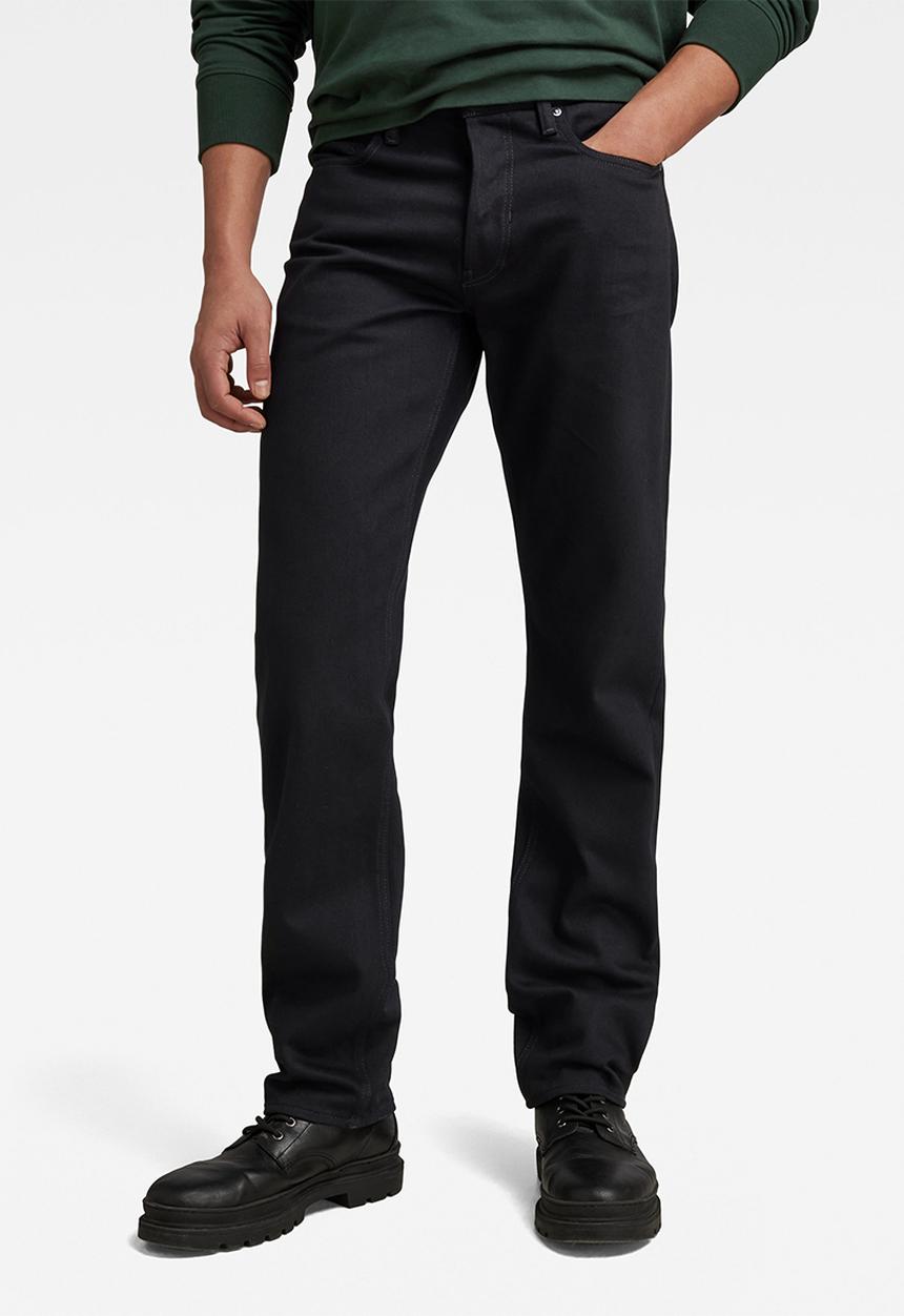G-STAR - Mosa Straight Nero black stretch denim - pitch black