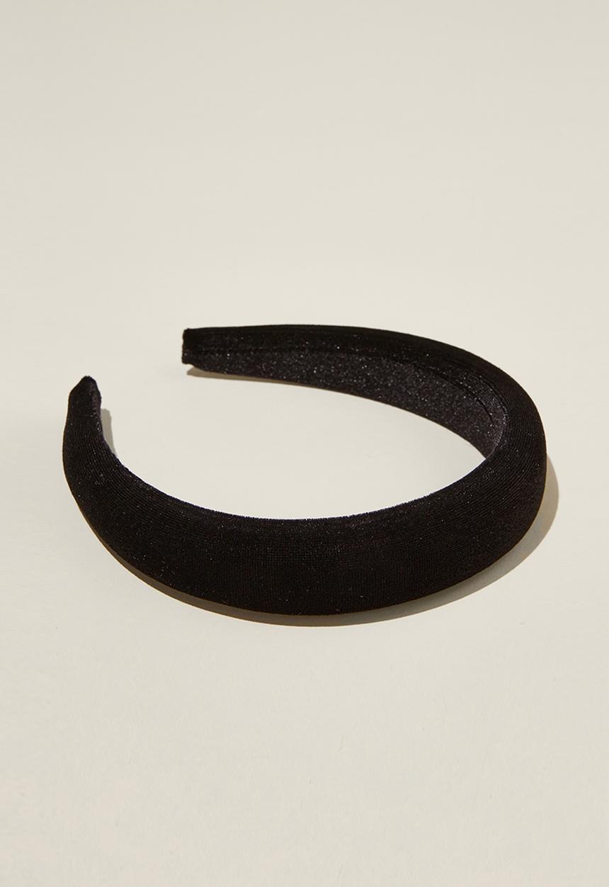 Rubi - Paige padded headband - black velvet