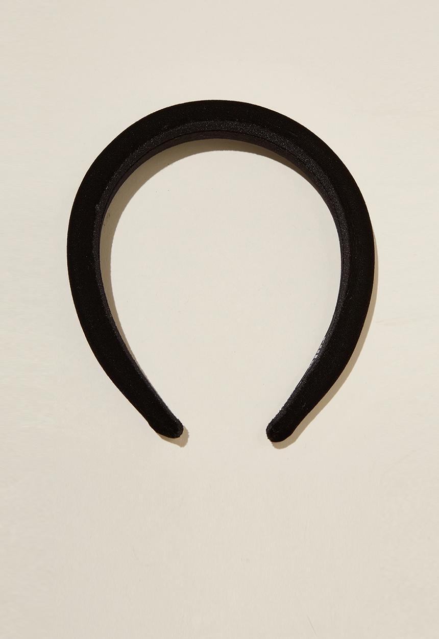 Rubi - Paige padded headband - black velvet