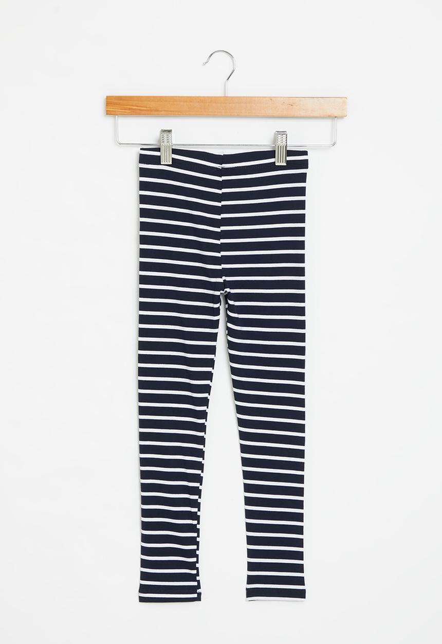 Pop Candy - Printed leggings - navy & white
