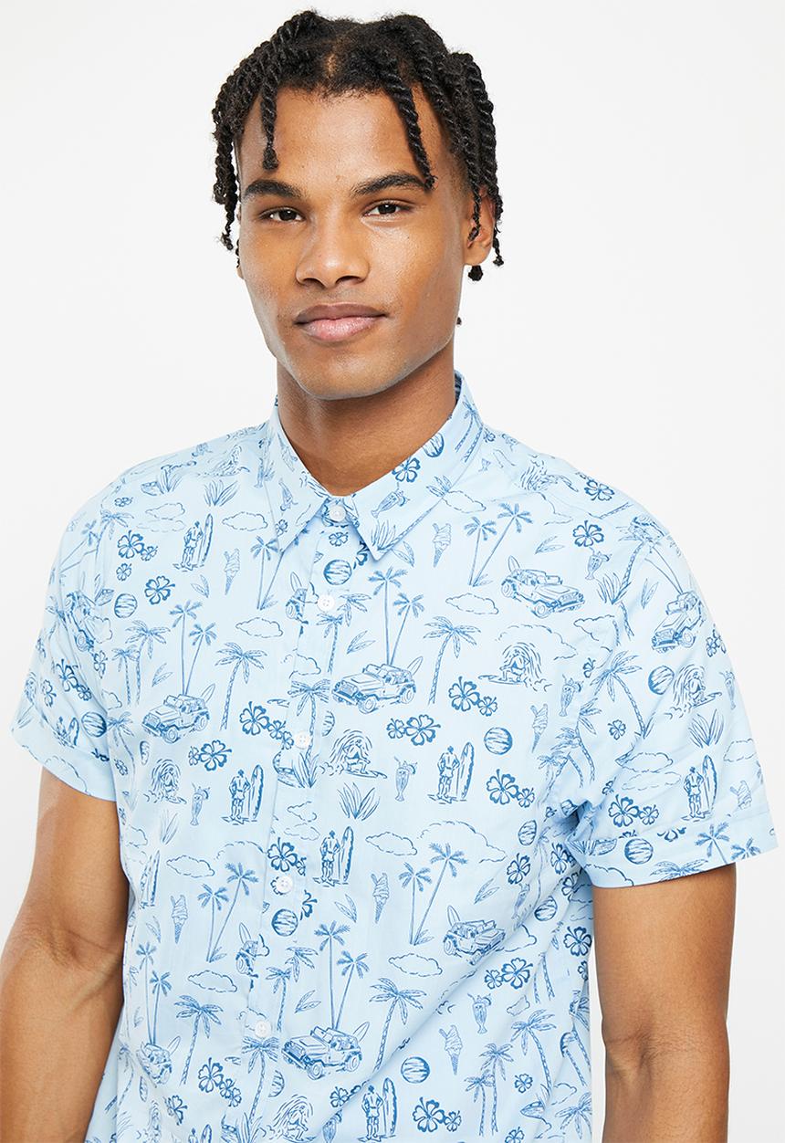 Brave Soul - Defey shirt - baby blue