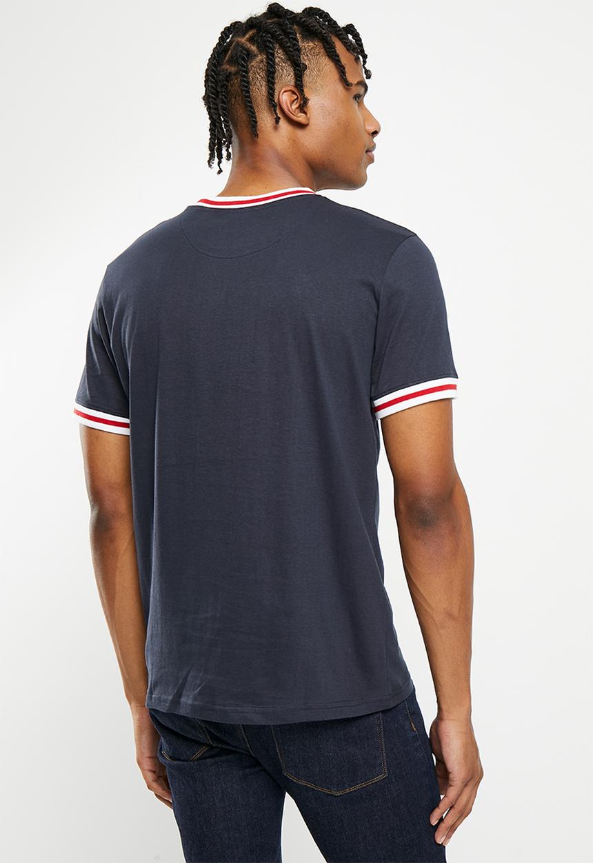 Brave Soul - Emb tee - navy