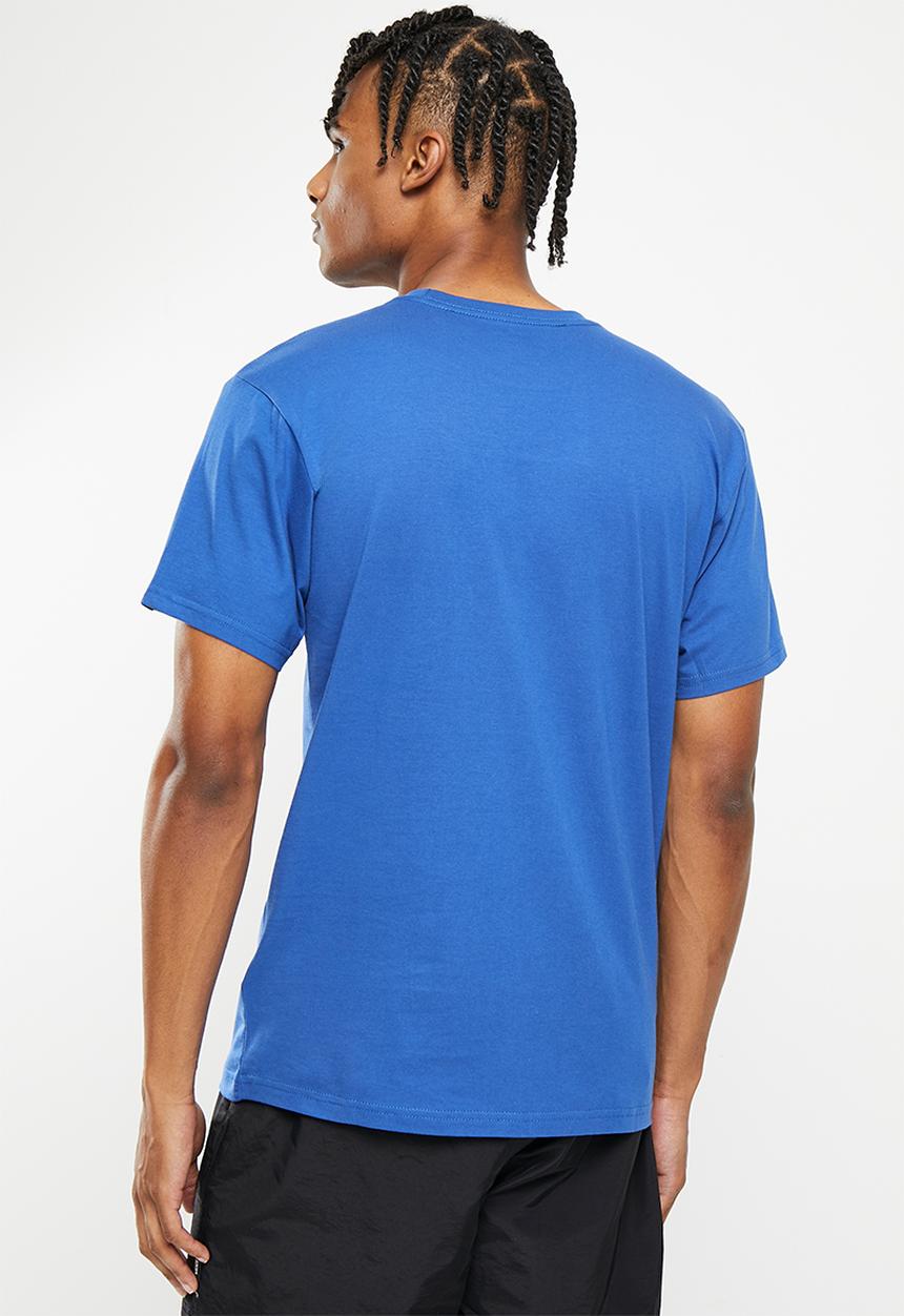 Vans - Left chest logo ii short sleeve - true blue & white
