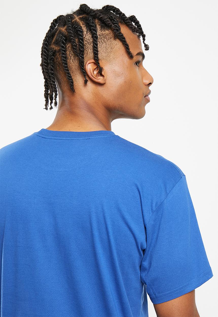 Vans - Left chest logo ii short sleeve - true blue & white