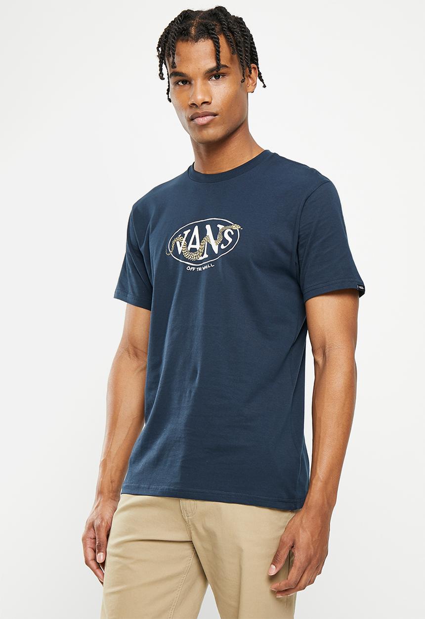 Vans - Snaked centre logo short sleeve tee - navy