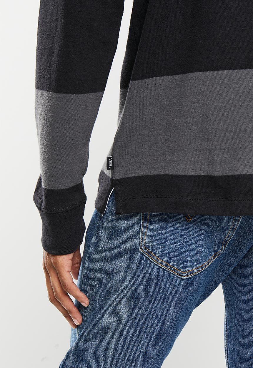 Vans - Desert hi rugby shirt - black asphalt