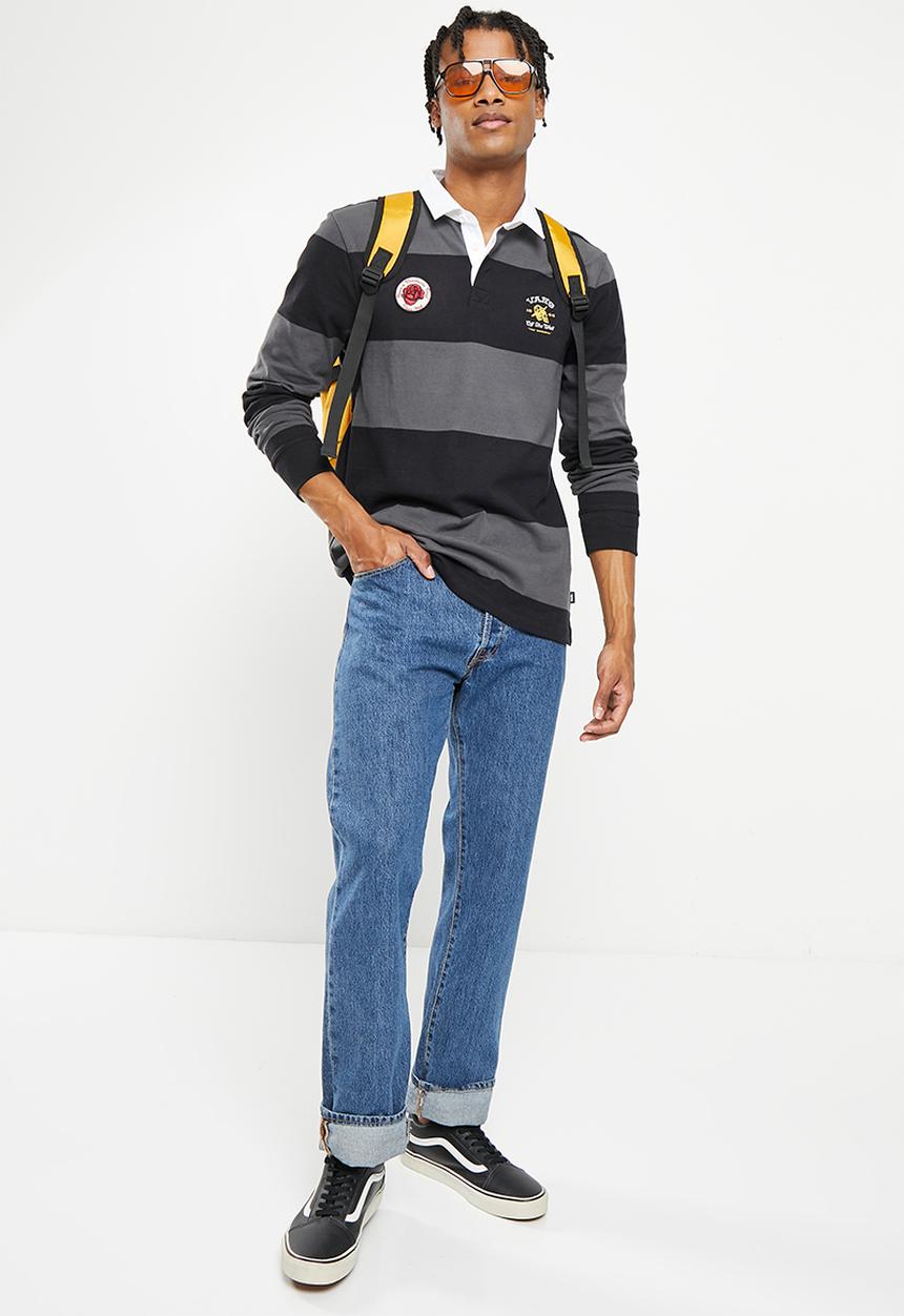 Vans - Desert hi rugby shirt - black asphalt