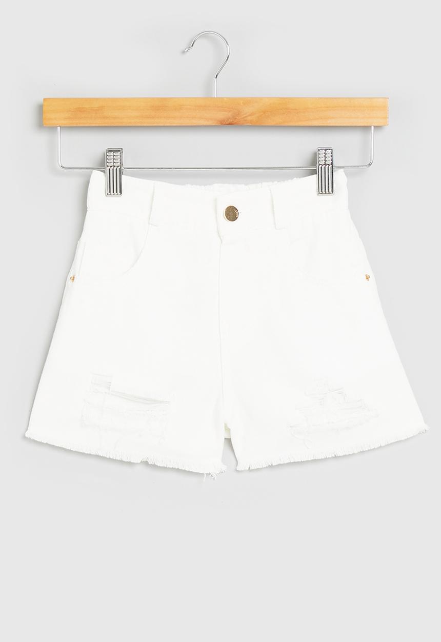 Pop Candy - Girls shorts - white