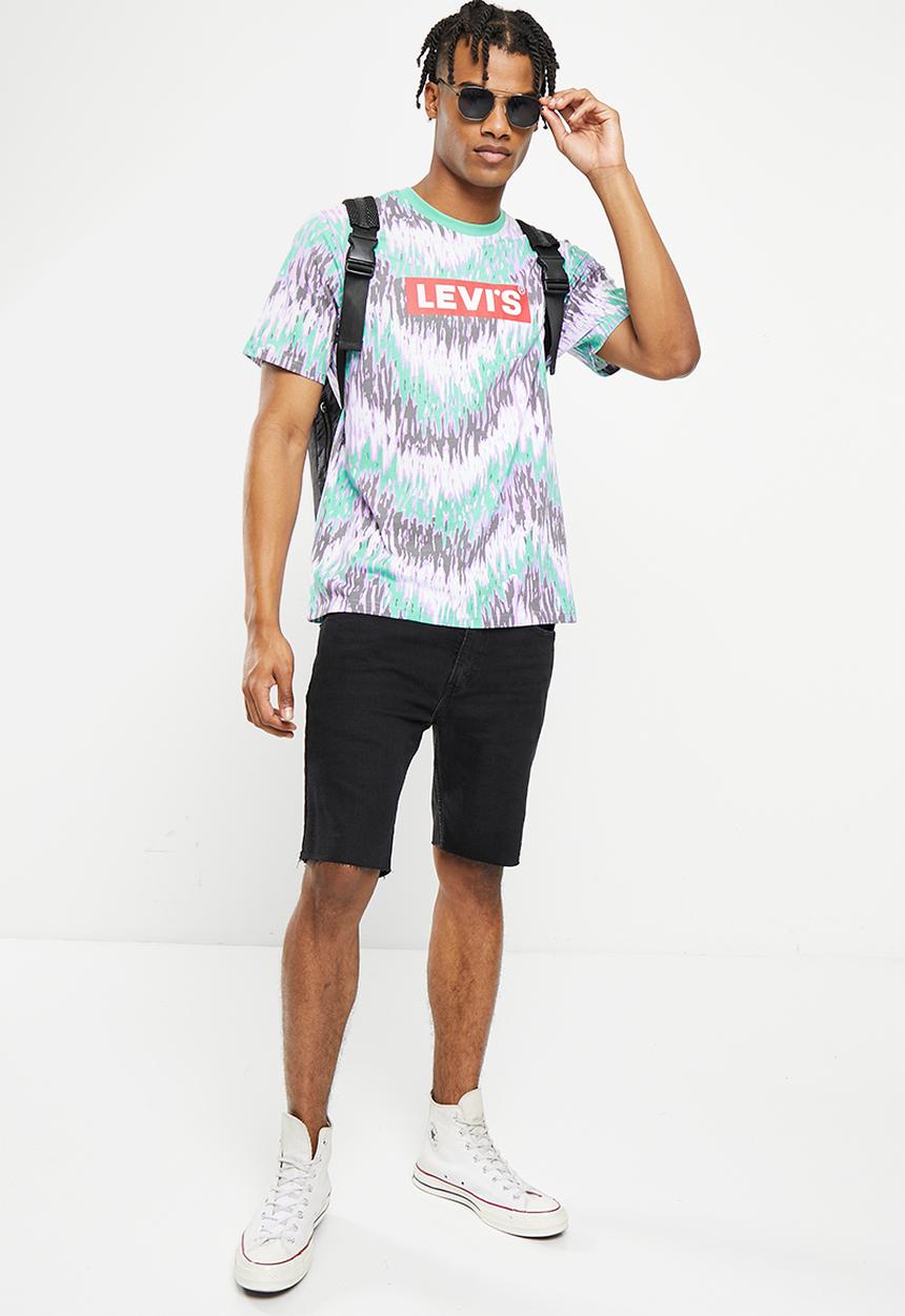 Levi’s® - Short sleeve relaxed fit tee - ssnl expression boxtab aop