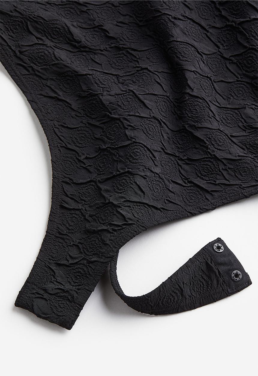 H&M - Textured body - black