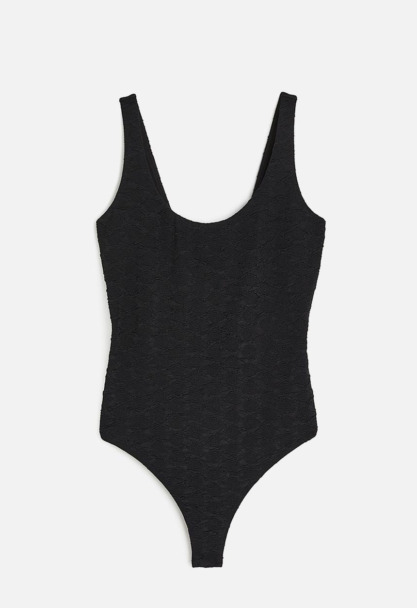 H&M - Textured body - black