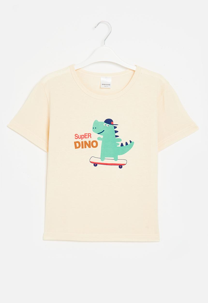 Pop Candy - Printed tee - yellow