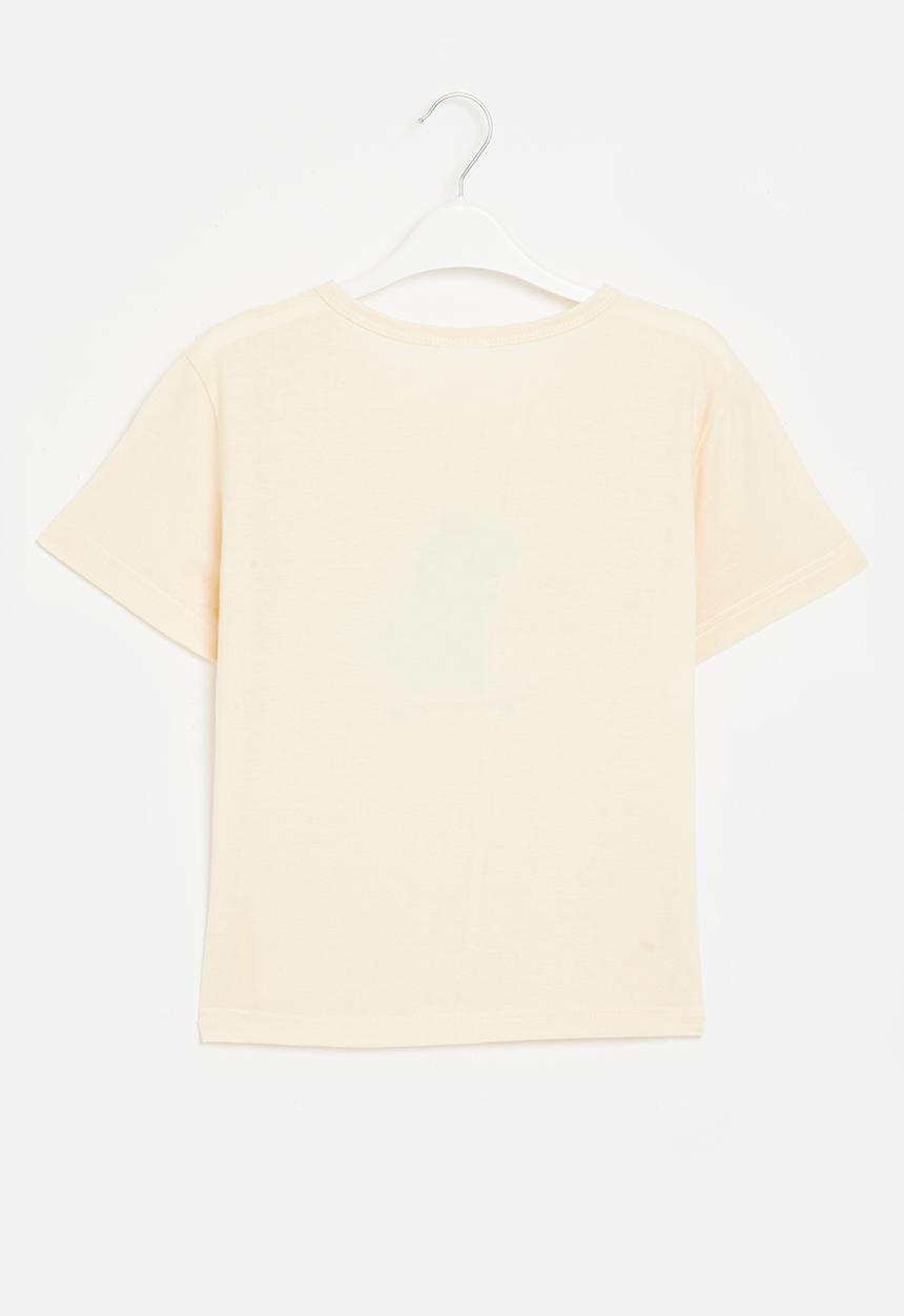 Pop Candy - Printed tee - yellow