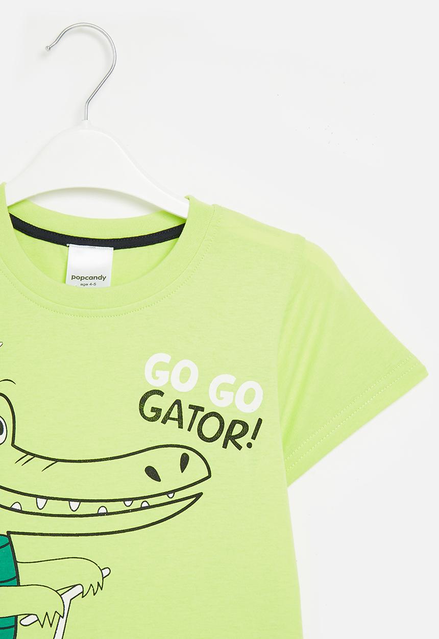 Pop Candy - Printed  tee - green
