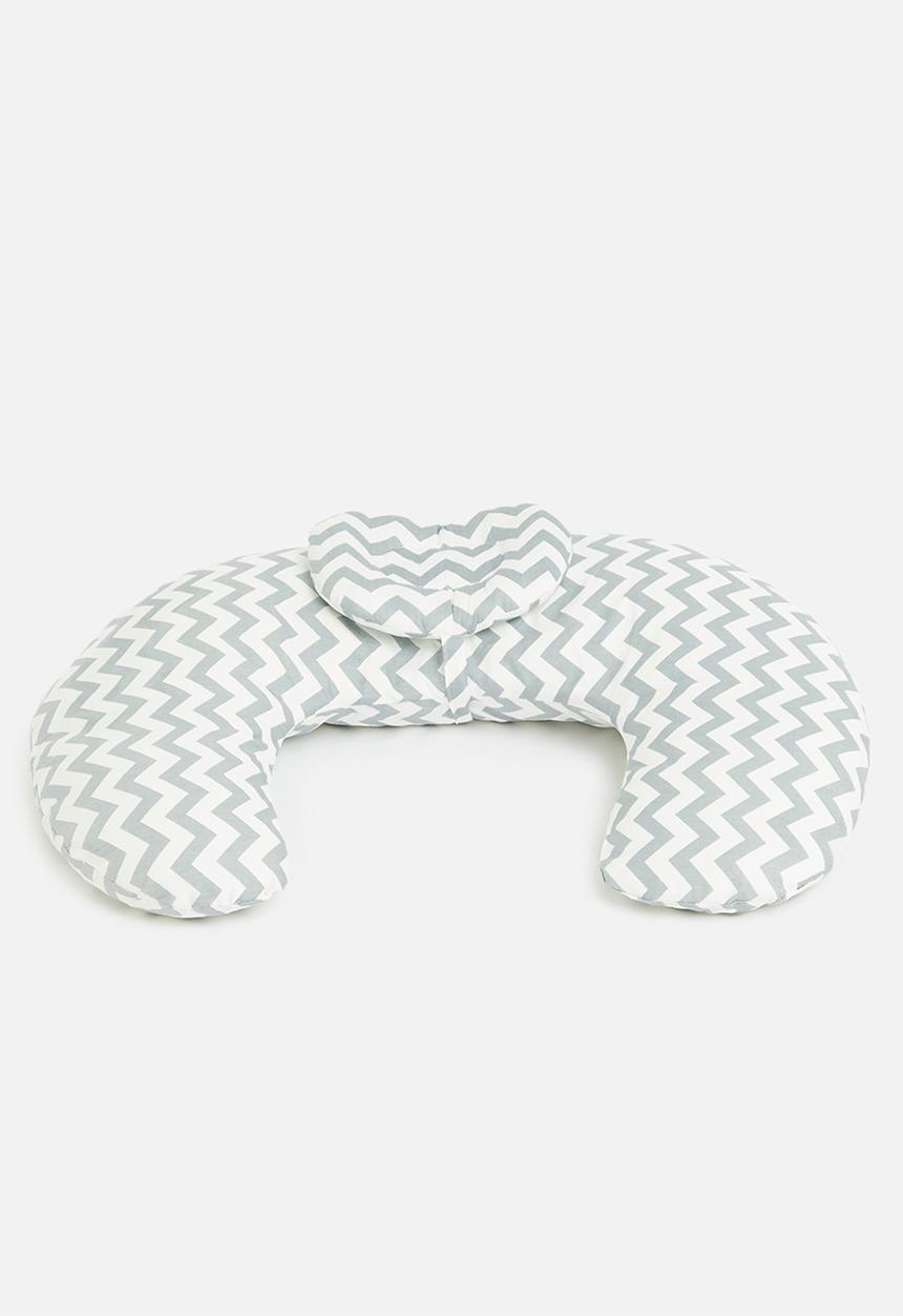 Pop Candy - Baby nursing pillow - grey & white