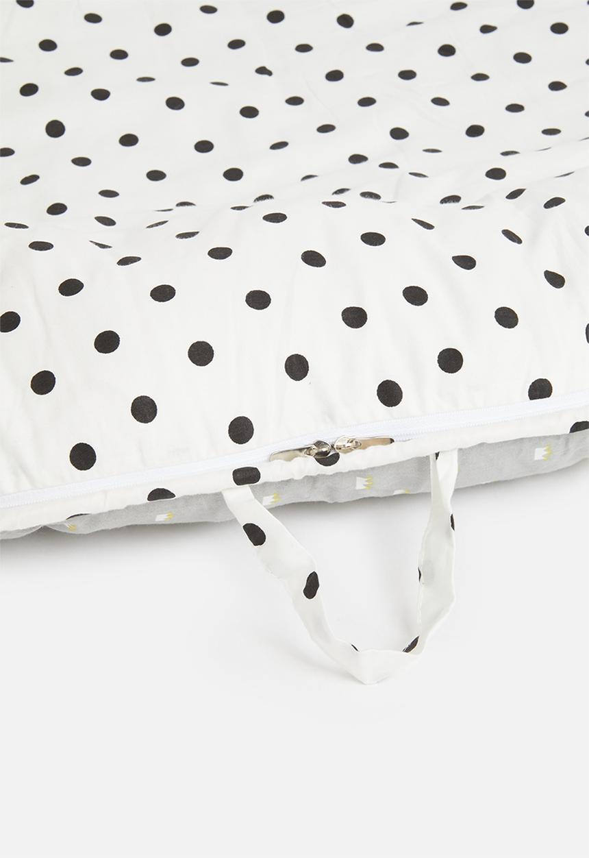 Pop Candy - 5 Piece foldable crib - grey