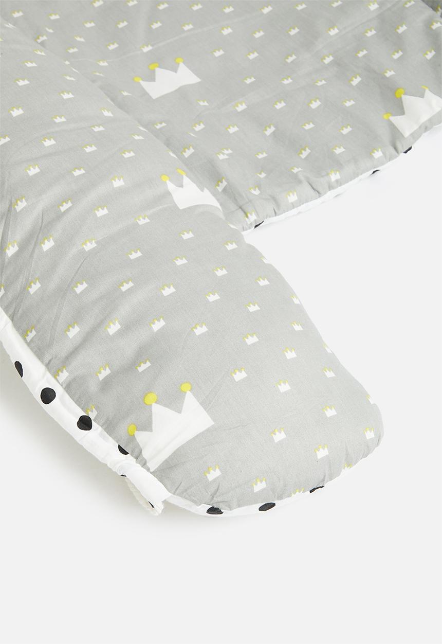 Pop Candy - 5 Piece foldable crib - grey
