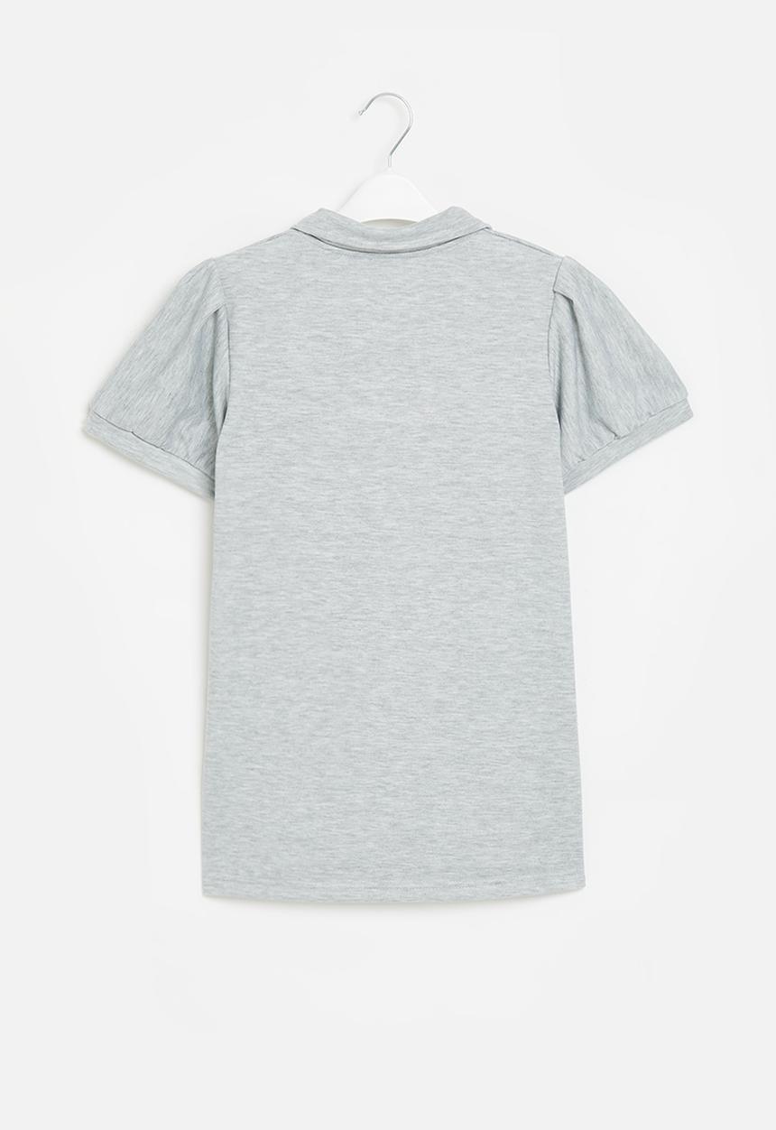 Pop Candy - Girls golfer dress - grey