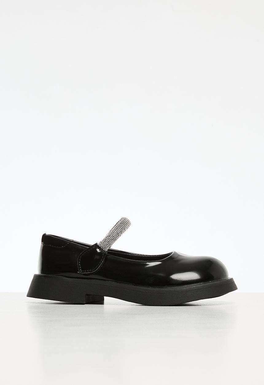 Pop Candy - Girls mary janes - black