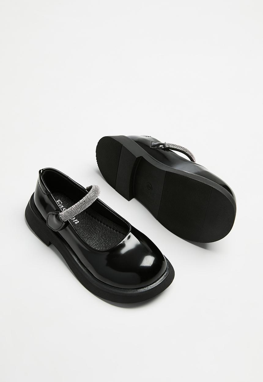 Pop Candy - Girls mary janes - black