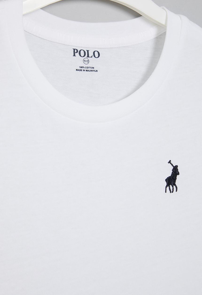POLO - Boys rick short sleeve tee - white